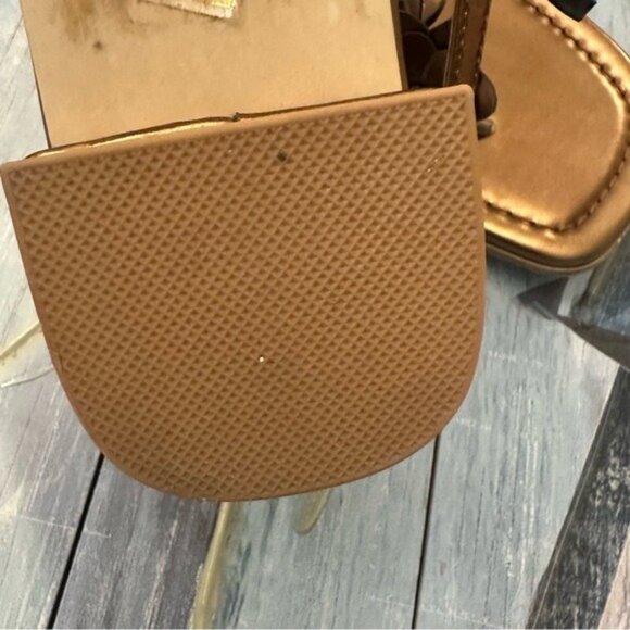 Jeffrey Campbell Copper Floral Embellished Sandals Women’s Size 9 - Picture 9 of 10